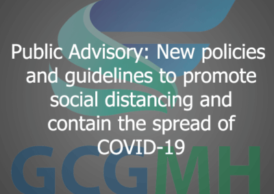 COVID-19 Public Advisory: New Policies and Guidelines
