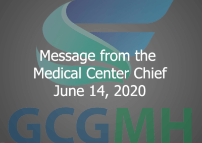 Message from the MCC 6-14-2020