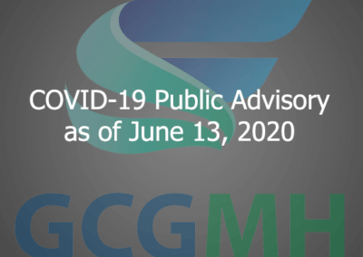 COVID-19 Public Advisory 6-13-2020
